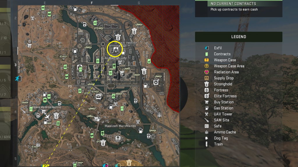 Where To Use The US Embassy Key In DMZ US Embassy Loot Location Dot 