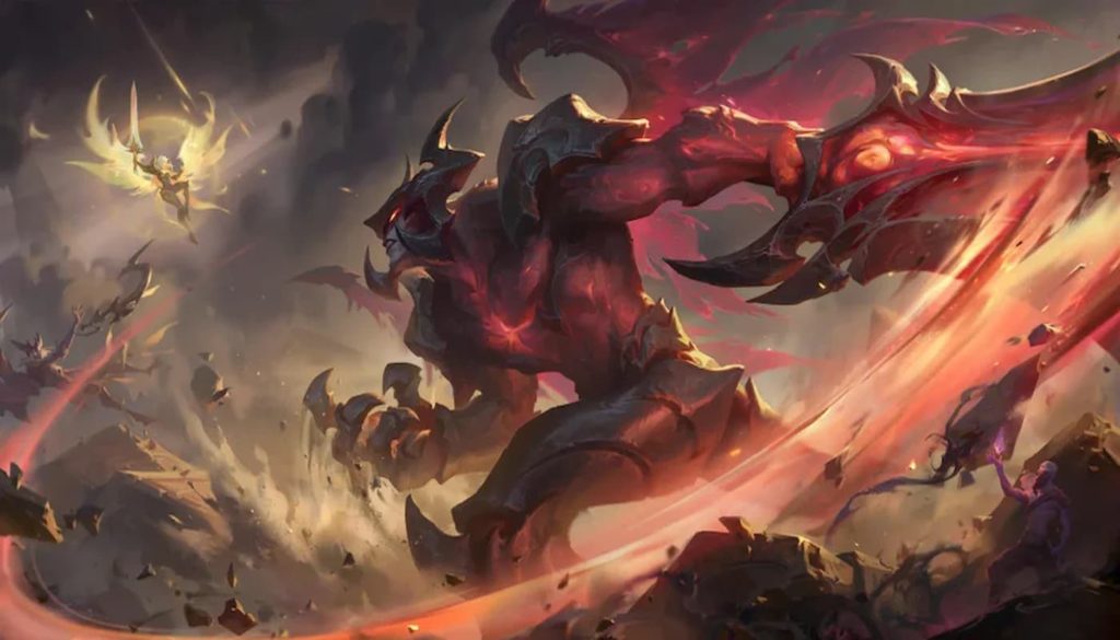 Aatrox buffs all Darkin in Legends of Runeterra World Ender spoilers