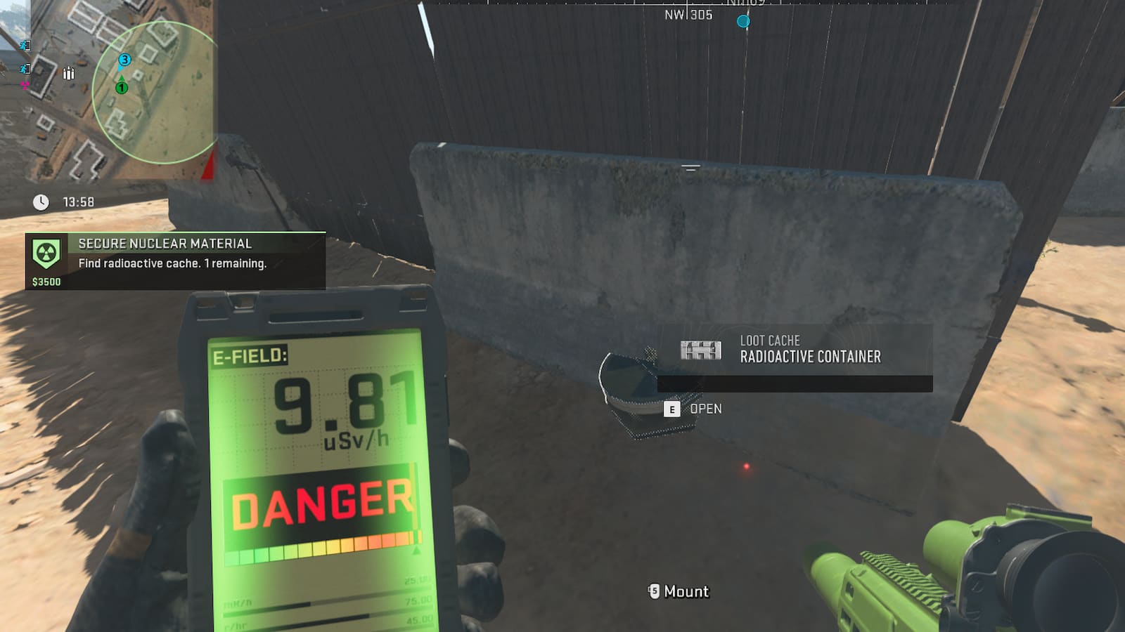 DMZ Radioactive Material contract guide How to locate and complete