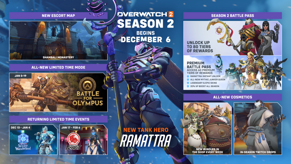 Blizzard accueille Ramattra dans Overwatch 2 avec un nouveau skin