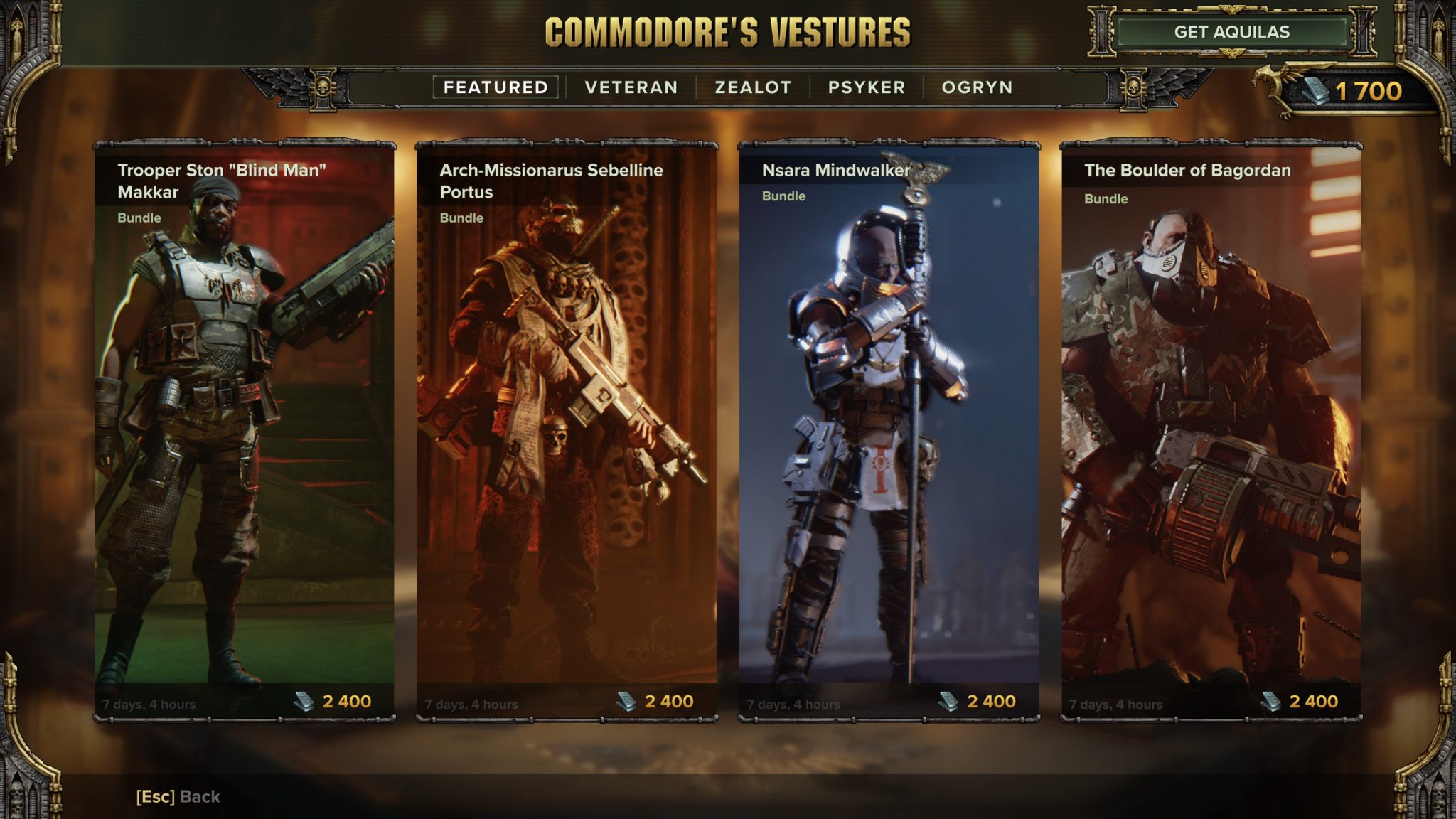 How to raise Trust Level and unlock cosmetics in Warhammer 40K