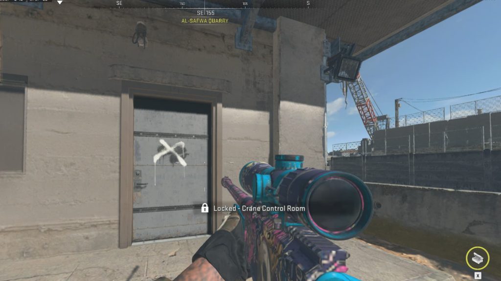 Where to use the Crane Control Room key in DMZ Crane Control Room