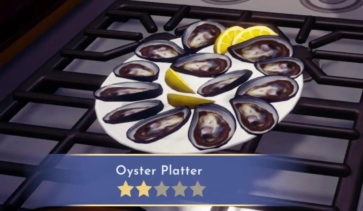 How to make an Oyster Platter in Disney Dreamlight Valley EvoSport