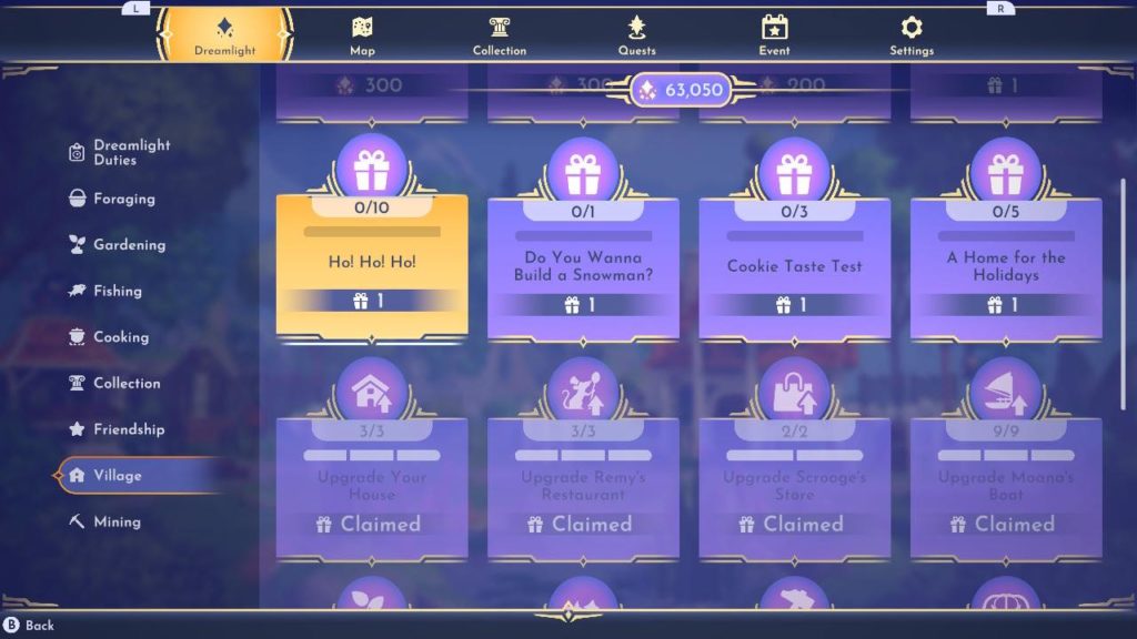 How to complete the Ho Ho Ho Festive Task in Disney Dreamlight Valley Dot Esports
