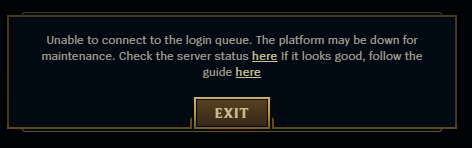League of Legends and VALORANT services are currently down