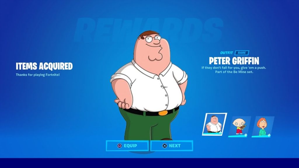 Family Guy Fortnite skin may be on the way, new leak reveals - Dot Esports