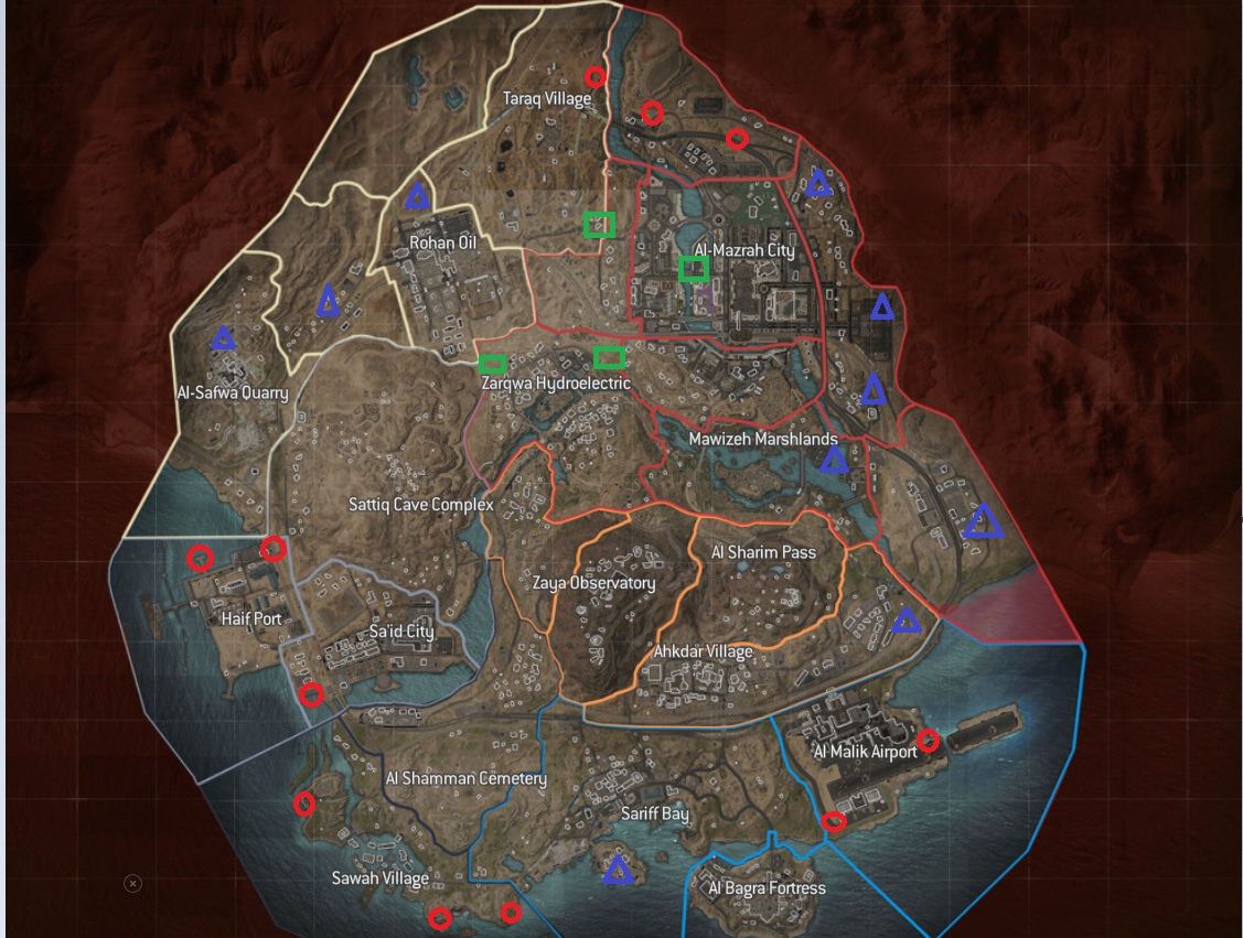 Every Spawn Location In DMZ Updated Map Dot Esports   Screenshot 1196 