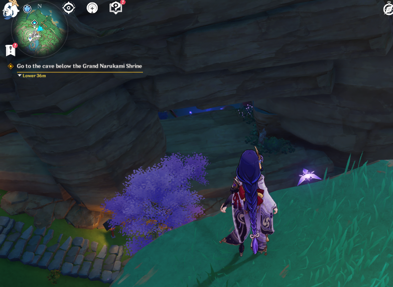 How To Enter The Cave Below The Grand Narukami Shrine
