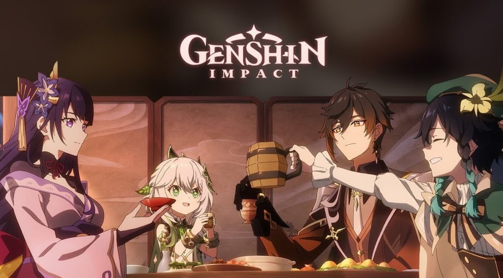 Genshin Impact unites the 4 Archons in a special video celebrating