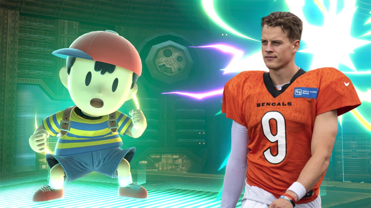 Star NFL QB Joe Burrow is a dirty, dirty Ness main in Super Smash Bros