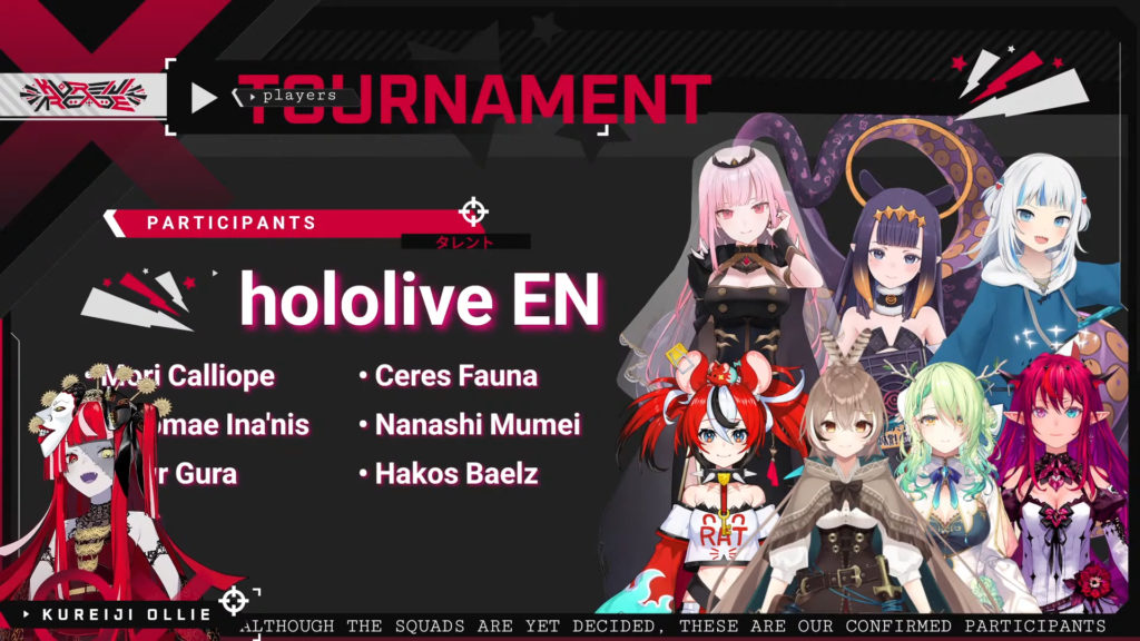 Kureiji Ollie présente l'événement Apex à Hololive en première pour la célèbre agence VTuber 