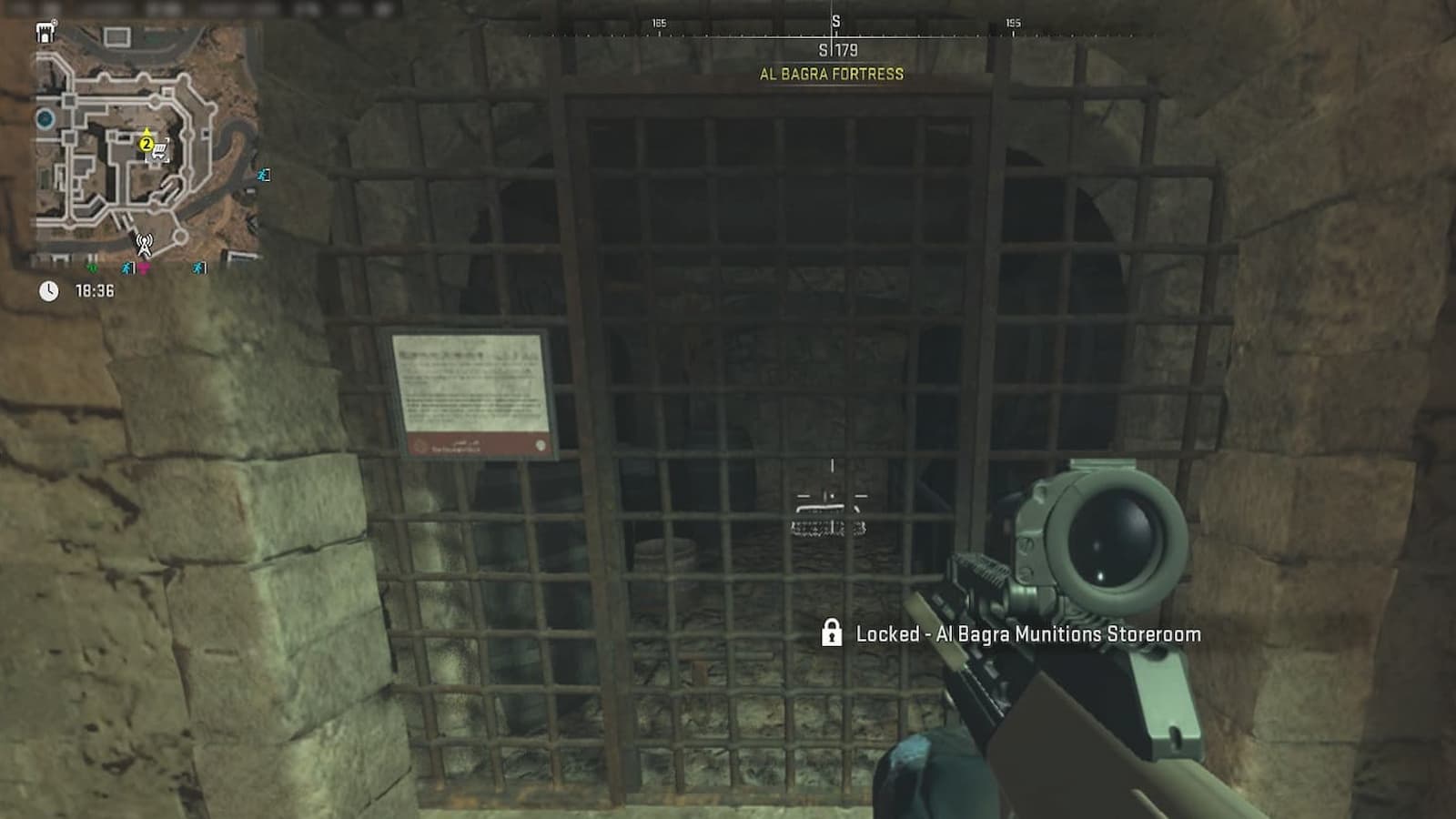 Where to use the Al Bagra Munitions Storeroom key in DMZ | Al Bagra