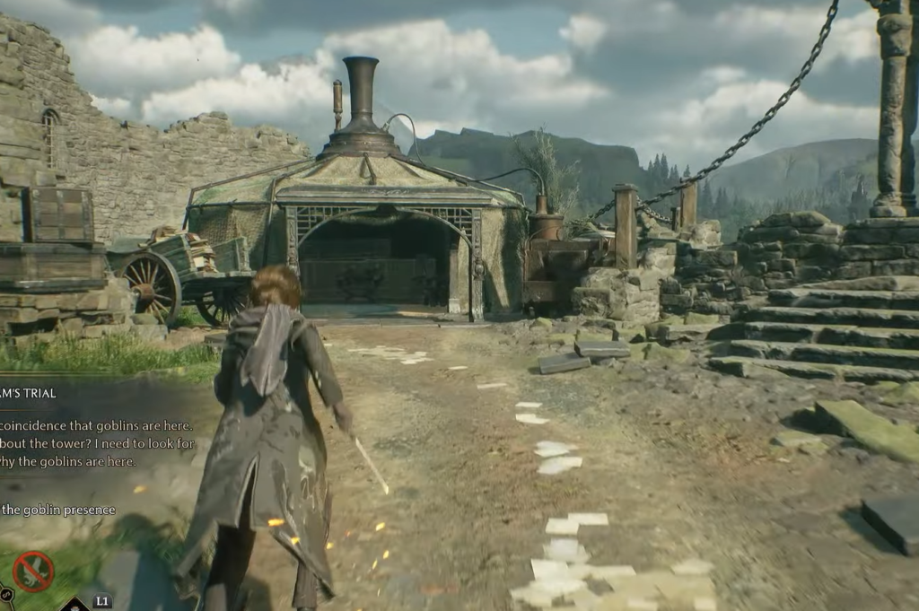 How to investigate the goblin presence and complete Percival Rackham