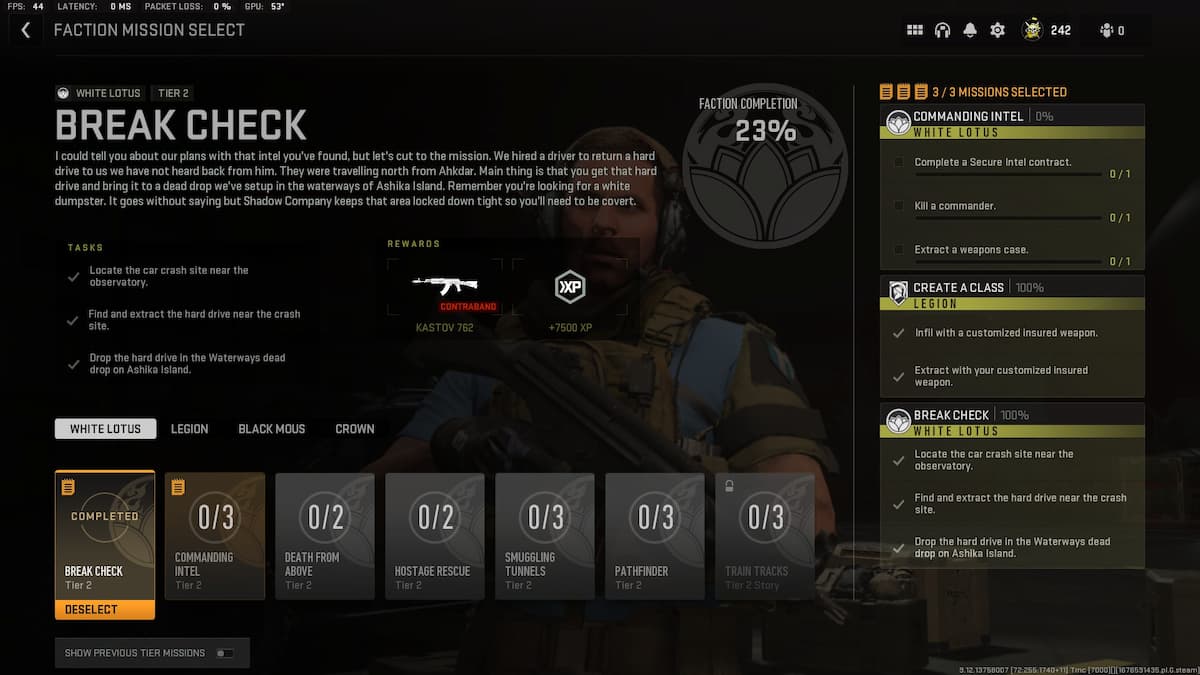 DMZ Waterways dead drop location Where to find the Waterways dead drop