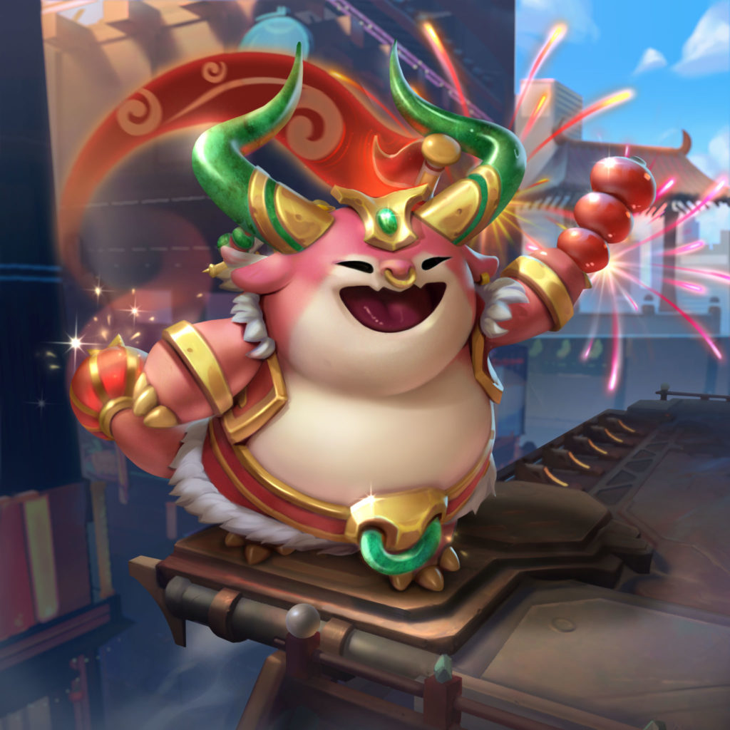 O Conjunto 4.5 do TFT melhora as Pequenas Lendas com skins do festival