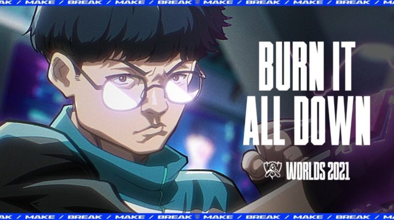 Worlds 2021 の公式ソングは Burn It All Down です