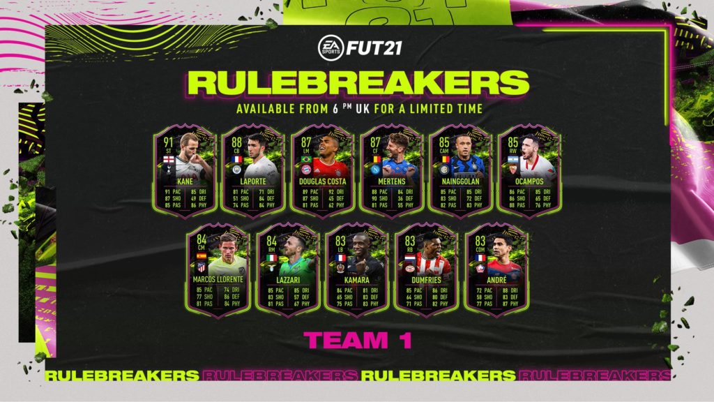 EA introduit la première équipe Rulebreakers dans FIFA 21 ...
