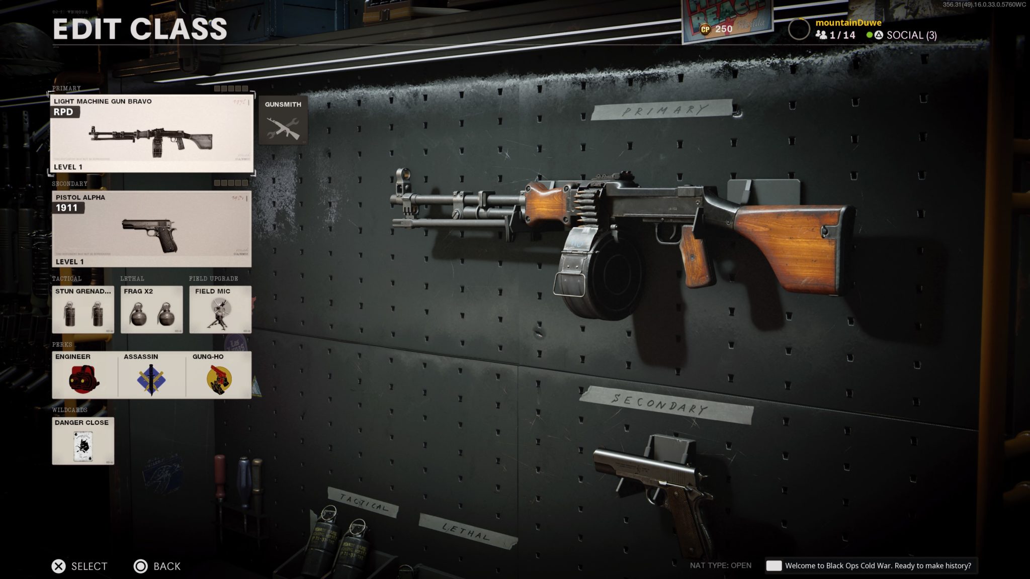 Les meilleures classes du RPD sur Call of Duty Black Ops Cold War