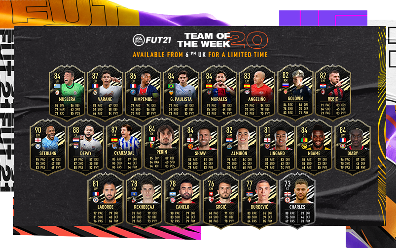 Ea D Voile La Totw Sur Fifa Ultimate Team Dot Esports France